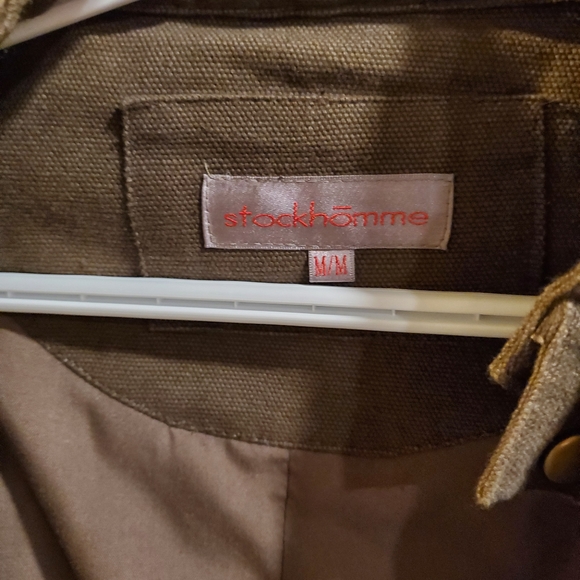 Men's Canvas Moto Jacket, size Medium - Picture 6 of 6